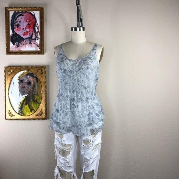 Armani Collezioni Silk Biased 90's Abstract Blouse - Picture 1 of 4